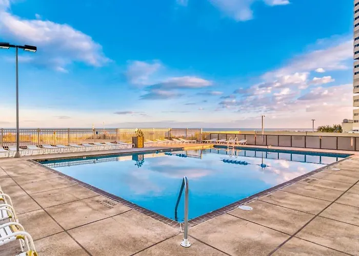 Updated Oceanfront With Balcony Ac Washer & Dryer Pools & Sauna Ocean City
